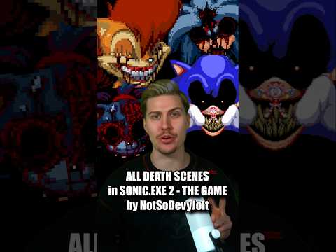 SONIC.EXE 2 - THE GAME - ALL DEATH SCENES #shorts #viral #sonic #exe #sonicexe #amy #silver #blaze