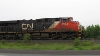 preview picture of video 'CN 121 at Plaster Rock'