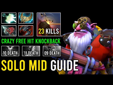Solo Mid Guide Marksman Sniper Crazy Lightning Max Range Free Hit Knockback +73K Damage Dealt Dota 2