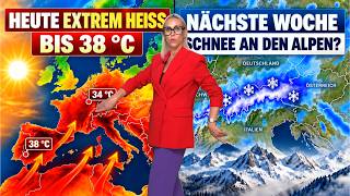 Großer Wetterwahnsinn: Erst 34 °C, dann Sturz auf 18 & wieder 28 °C – 