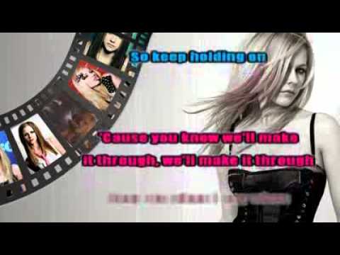 Avril Lavigne - Keep Holding On Karaoke