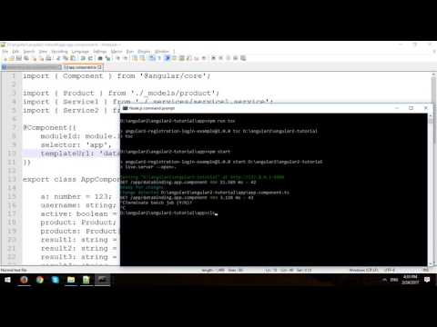 Angular 2 Tutorial Part 7 Data Binding