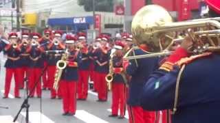 preview picture of video 'Banda Marcial toca Hino de Cubatão no 65º Aniversário'