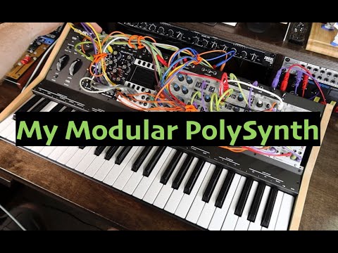 NiftyKeyz Polysynth System Overview - Cr8Audio NiftyKeyz, SE Quadnic, Mutable Instrument Beads
