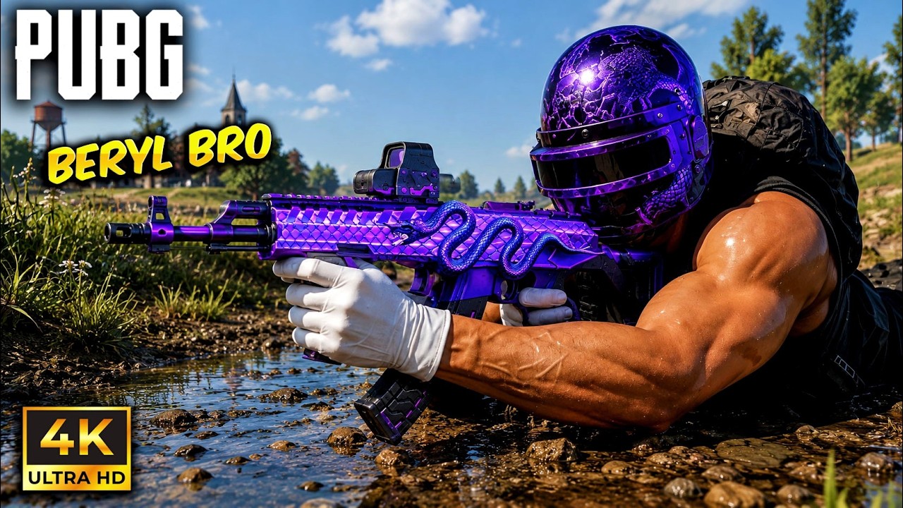 PUBG PC con la MEJOR ARMA del JUEGO la BERYL BRO... 😍 GAMEPLAY SIN EDICION GRAFICOS REALISTAS