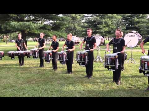The Cavaliers Drum Line Warmup - 2015 World Championships Finals