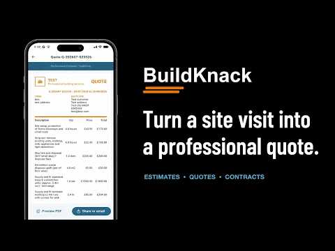 BuildKnack – Estimates, Quotes video thumbnail