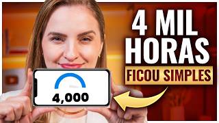 🔥Como Conseguir 4 Mil Horas no YouTube RÁPIDO em 2025! (GUIA ATUALIZADO)