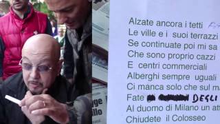 Edicola Fiore Enrico Ruggeri canta il condono 21 maggio 2013