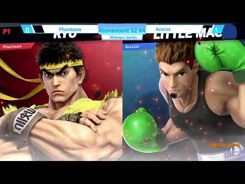 Atonement S2 - Week 4 - Phantasam (Terry/Kazuya) vs Arelist (Little Mac!)