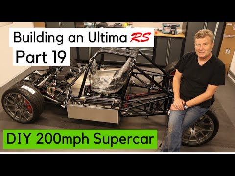 Building an Ultima RS with Nigel Dean. Part 19. DIY 200mph supercar on it's wheels
