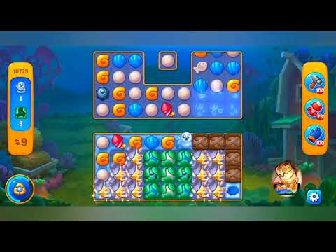 фишдом 2022  #  10779 уровень - прохождение без бустеров # Fishdom,   10779  level - no Boosters.