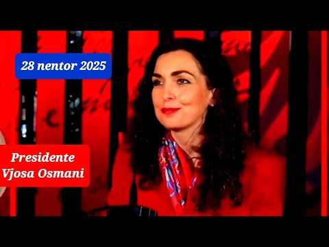 Pershendetje e Presidentes Vjosa Osmani me 28 nentor 2025 festa e Pavaresise 