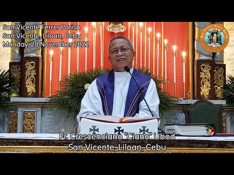 "Kusog ka bang mo diktar?" 11/28/2022 Misa ni Fr. Ciano Ubod sa SVFP.