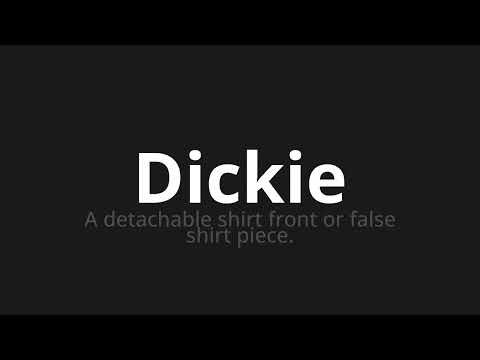How to pronounce Dickie
