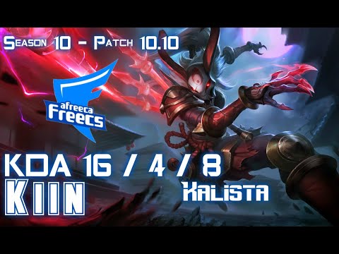 AFs Kiin KALISTA vs SETT Top - Patch 10.10 KR Ranked