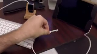 Power cord simple fix for Apple