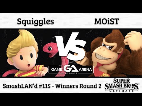 SmashLAN'd 115: Squiggles (Lucas) vs. MOiST (Donkey Kong) - Winners Round 2