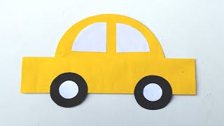 How to make paper car | Easy toy car making | paper toys
