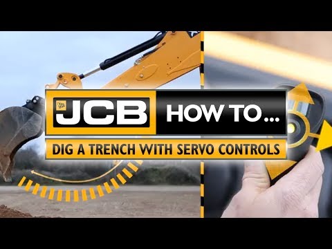 JCB How to dig a trench