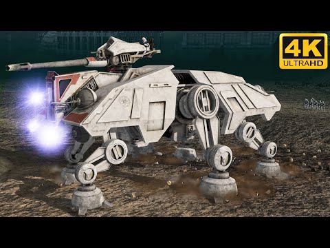 STAR WARS CINEMATIC BATTLE - Clone Troopers vs CIS Battle Droids (4K)