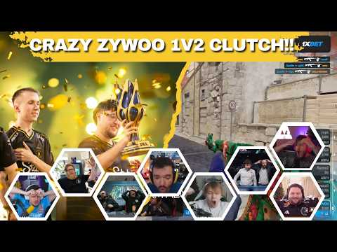 STREAMERS REACT TO CRZAY FINAL MAP | PGL CLUJ NAPOCA GRAND FINAL | CS2