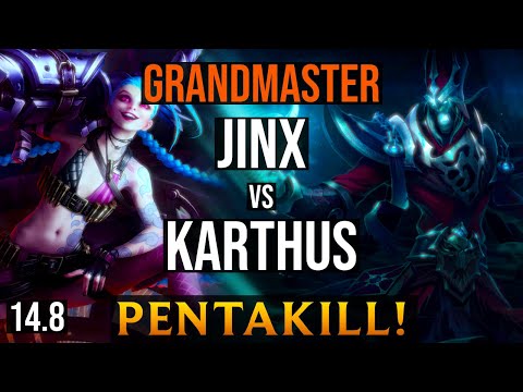 JINX Bot vs KARTHUS | EUW GrandMaster - Patch 14.8