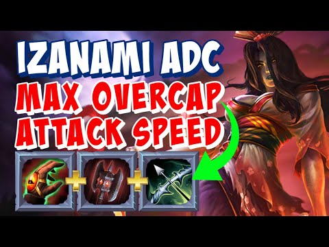 MAX ATTACK SPEED SILVERBRANCH CARRY IZANAMI SMITE GAMEPLAY CONQUEST