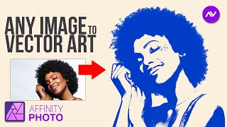 Convert any Image to Vector Art Effect in Affinity Photo: Multiple Types of Vector Art Effect