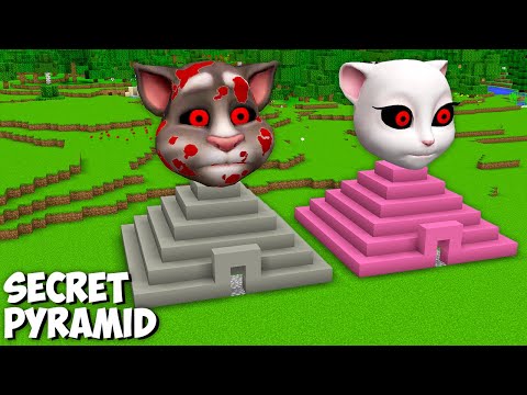I found PYRAMID TEMPLE OF TALKING TOM EXE AND ANGELA EXE in Minecraft - Gameplay - Coffin Meme