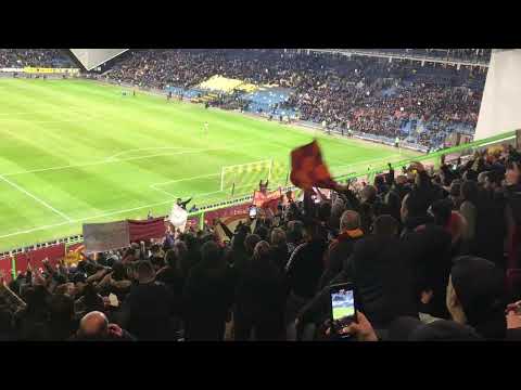 10/3/22 Vitesse vs AS Roma 0-1, alla fine del primo tempo siamo in vantaggio, ed esplode il settore