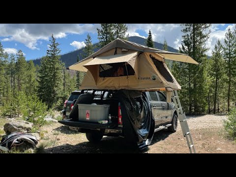 OVS TMBK Rooftop Tent on RCI Bedrack (2020 Ford Ranger)
