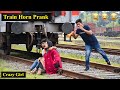 Viral Train Horn Prank On Girl 2022 Funny Prank Videos 4 Minute Fun