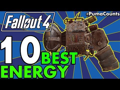 Top 10 Best and Strongest Energy Weapons in Fallout 4 (Includes Unique and DLC Weapons) #PumaCounts