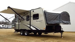 preview picture of video 'HaylettRV.com - 2015 Passport Express 171EXP Hybrid Ultralite Travel Trailer by Keystone RV'