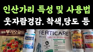 인산가리 특성 및 사용법???? 웃자람 경감, 착색, 당도증가, 꽃눈분화, 뿌리비대 등