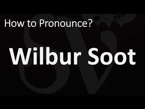 Part of a video titled How to Pronounce Wilbur Soot? (CORRECTLY) - YouTube
