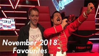 November 2018 Favourites video