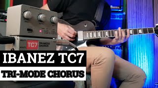 Video thumbnail for Ibanez TC7 Tri-Mode Chorus | Pedal Test by The Rolling Store
