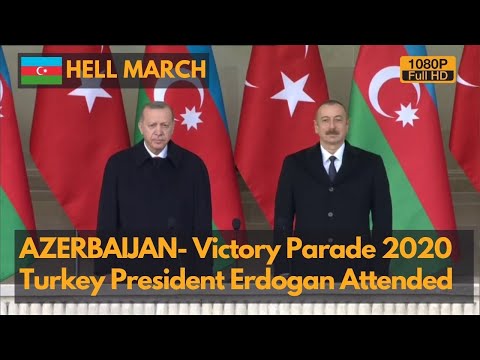 Hell March - Azerbaijan victory parade 2020 to celebrate war of Nagorno-Karabakh (1080P)