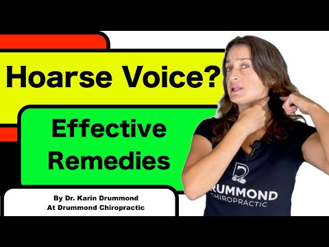 Hoarse Voice? Fast, Natural & Effective Remedies