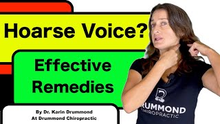 Hoarse Voice? Fast, Natural & Effective Remedies