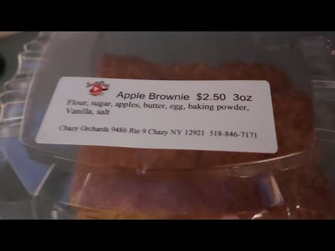 Josh's Snack & Candy Reviews Chazy Orchards Apple Brownie