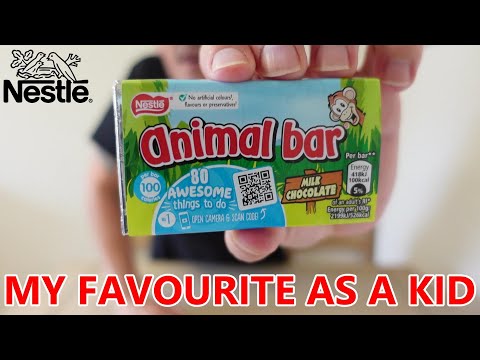 Nestle Animal Bar  ..  An old Classic Kids Chocolate Bar