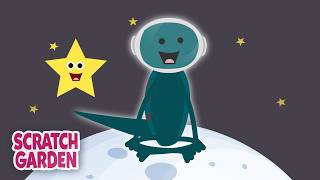 Salamander Yoga - Let's Go to Outer Space! | 5-minute Yoga Break | Scratch Garden