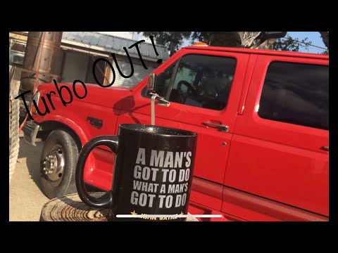 OBS 7.3 turbo and up pipe removal