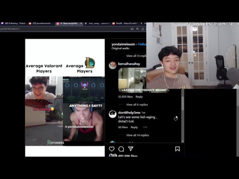 Jason Reacts to Average Valorant Players VS Average LOL Players