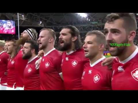 All Blacks vs Canada RWC 2019 National Anthems