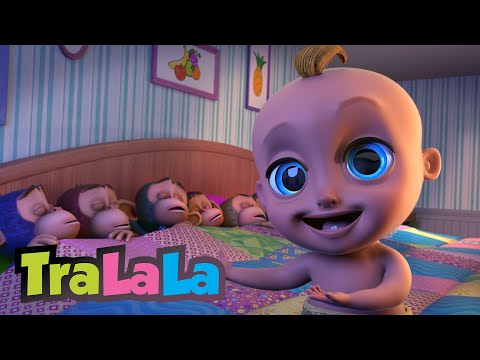 Zece maimuțele | Numărăm descrescător 🙉 1 ORĂ Cântece pentru copii de grădiniță - TraLaLa