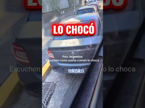 😱Así Suena cuando CHOCAN a este auto
